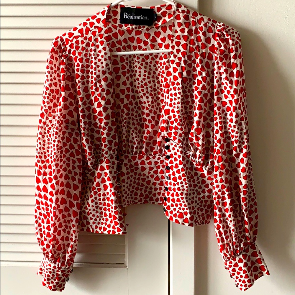 Réalisation Small silk blouse top